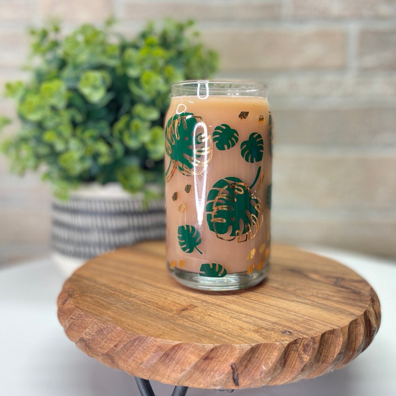 iced coffee cup beer can glass designs